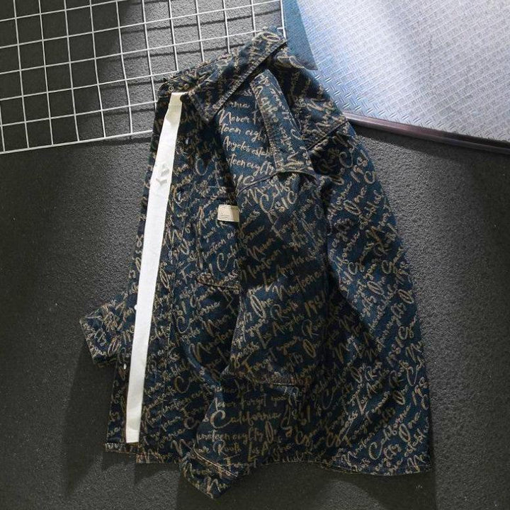 Levoire | Veste En Denim Avec Lettres