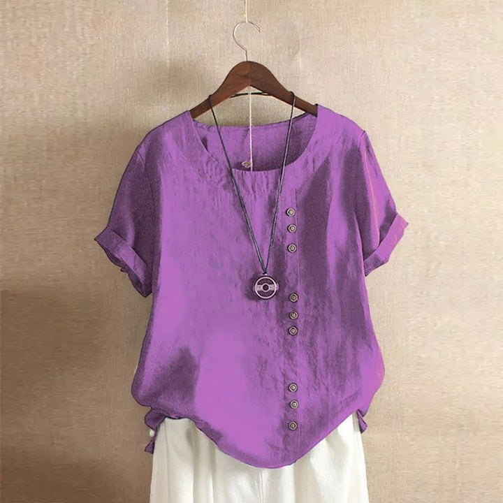 Levoire | 2 Pièces Blouses Dét Ensemble Pour Femmes Violet foncé