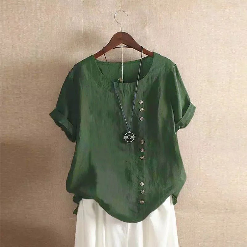 Levoire | 2 Pièces Blouses Dét Ensemble Pour Femmes Vert armée