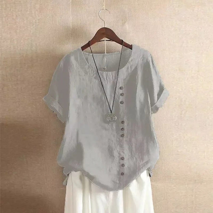 Levoire | 2 Pièces Blouses Dét Ensemble Pour Femmes Gris