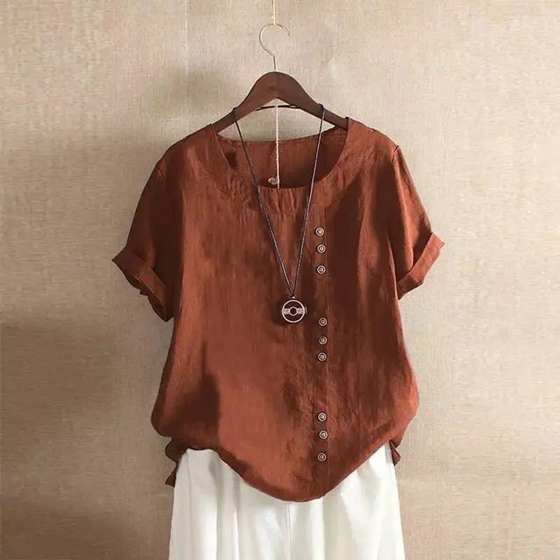 Levoire | 2 Pièces Blouses Dét Ensemble Pour Femmes Braun