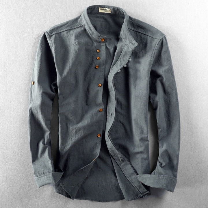 Levoire | En Lin Confortable Gris foncé
