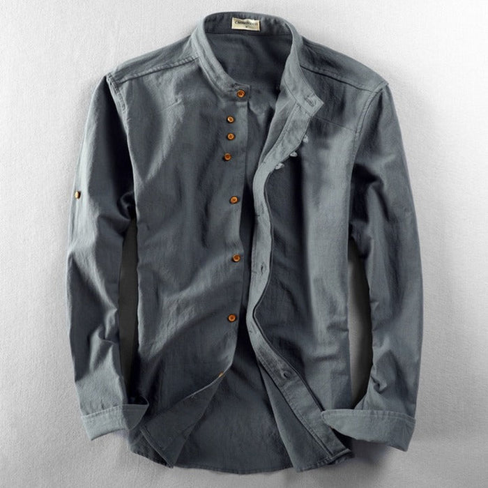 Levoire | Kai Style Japonais Chemise Gris foncé
