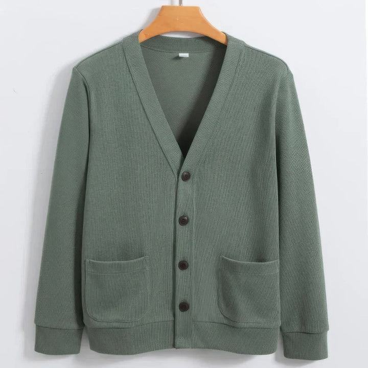 Levoire | Pull à Col Montant Torsadé Vert