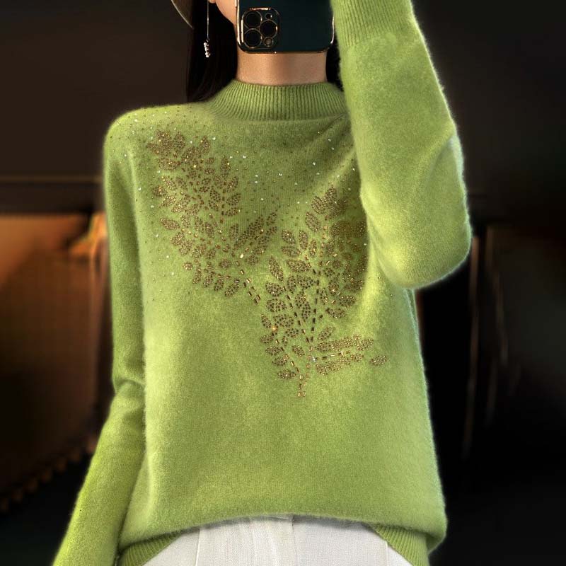 Levoire | En Tricot À Motif De Feuilles