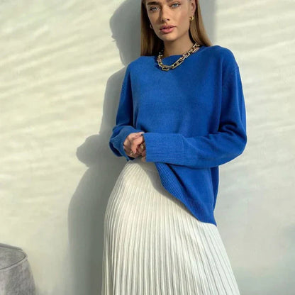 Levoire | Pull Doux Col Roulé Femme Bleu