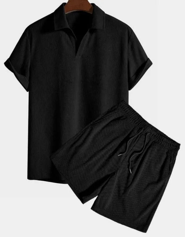 Levoire | Robe en velours à deux pièces Noir