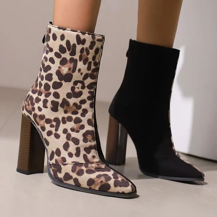 Levoire | Bottes françaises pour femmes Motif léopard