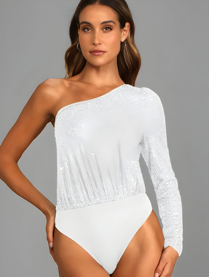 Levoire | Top À Une Épaule Glamouröös Blanc