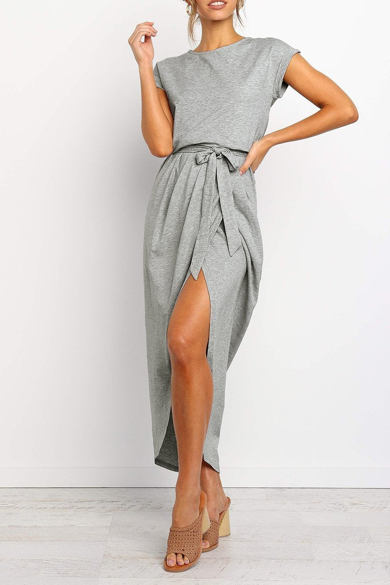 Levoire | Robe midi Rento Gris