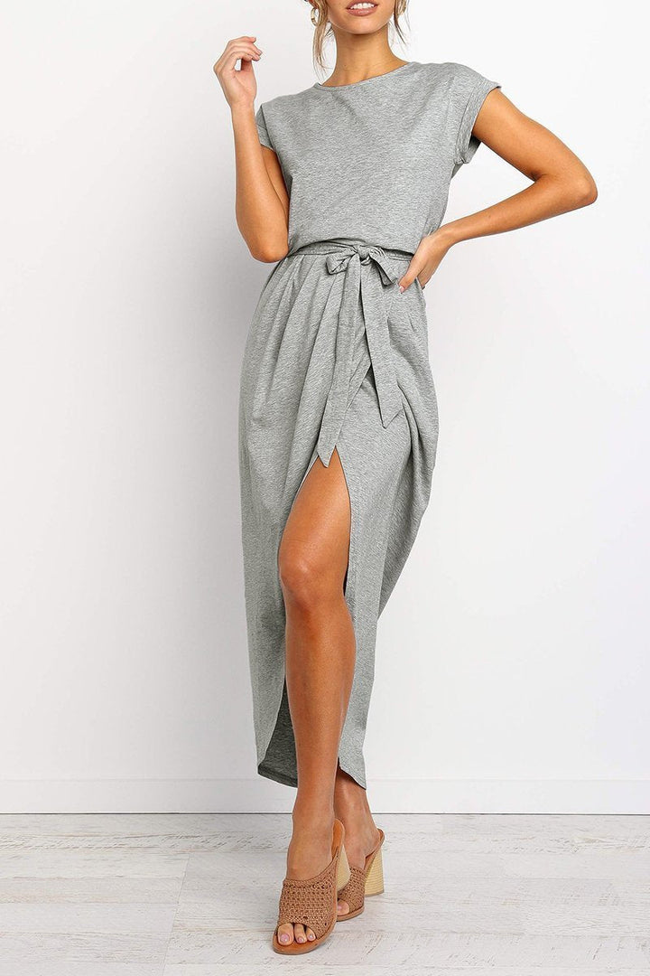 Levoire | Robe midi Rento Gris