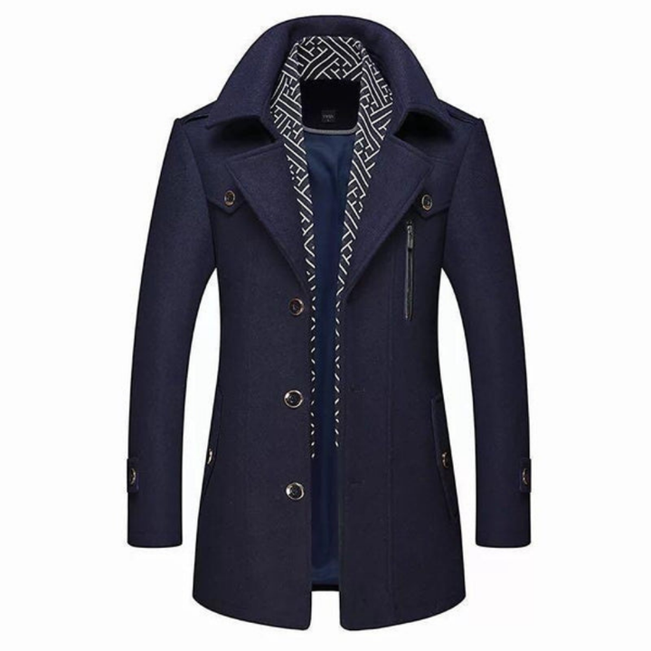Levoire | Manteau Élégant Pour Homme Pour Les Jours Frais Marine