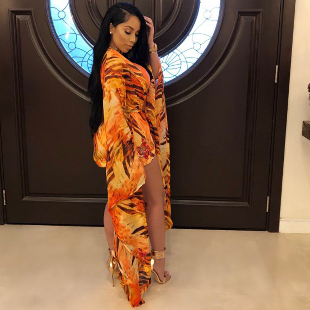 Levoire | maillot de bain une pièce neuf avec nœud kimono tie-dye