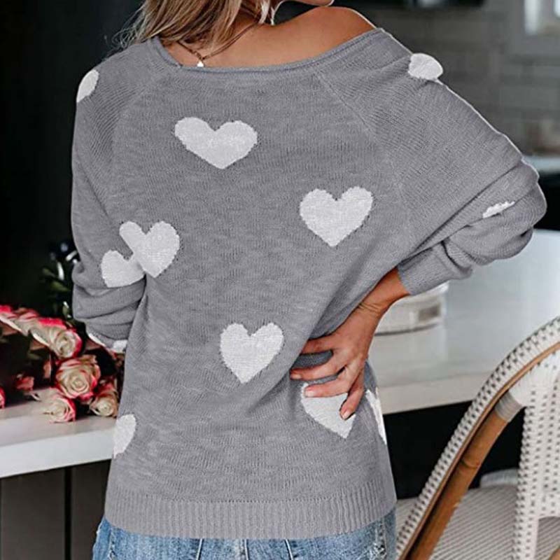 Levoire | En Tricot À Motif Cœur