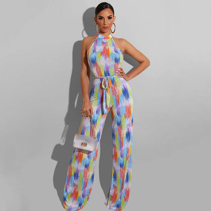 Levoire | pantalons larges à motif de course amovible MULTICOLORE