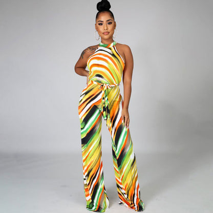 Levoire | pantalons larges à motif de course amovible VERT