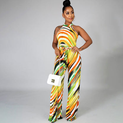 Levoire | pantalons larges à motif de course amovible