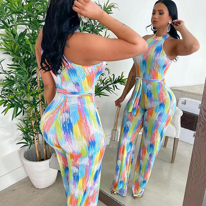 Levoire | pantalons larges à motif de course amovible