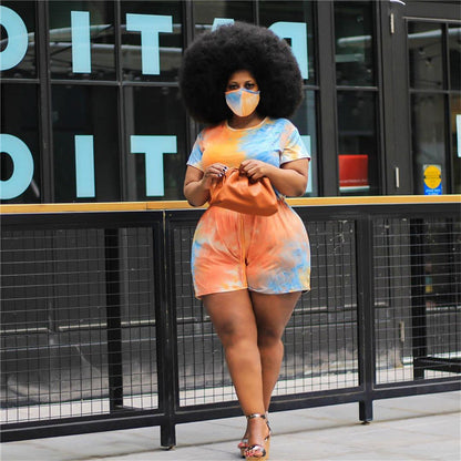 Levoire | robe courte colorée