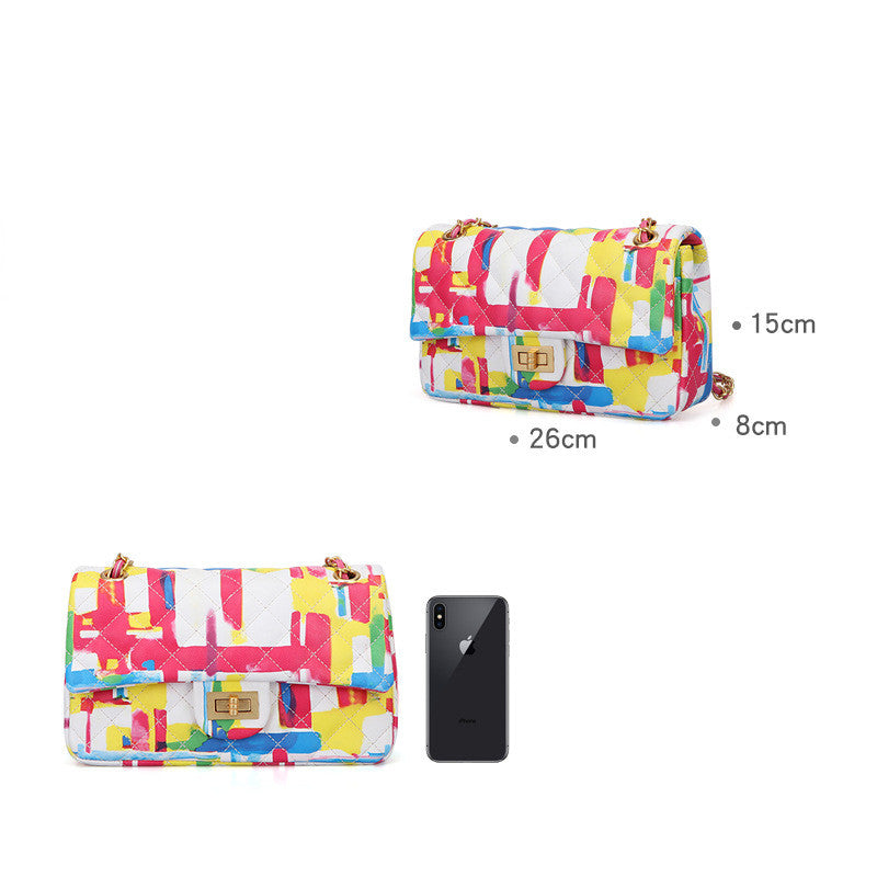 Levoire | bandoulière multicolore Chaîne en métal