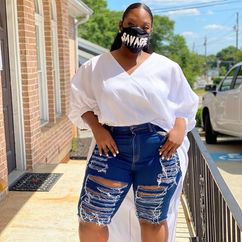 Levoire | jean à taille rétractable BLEU MARINE