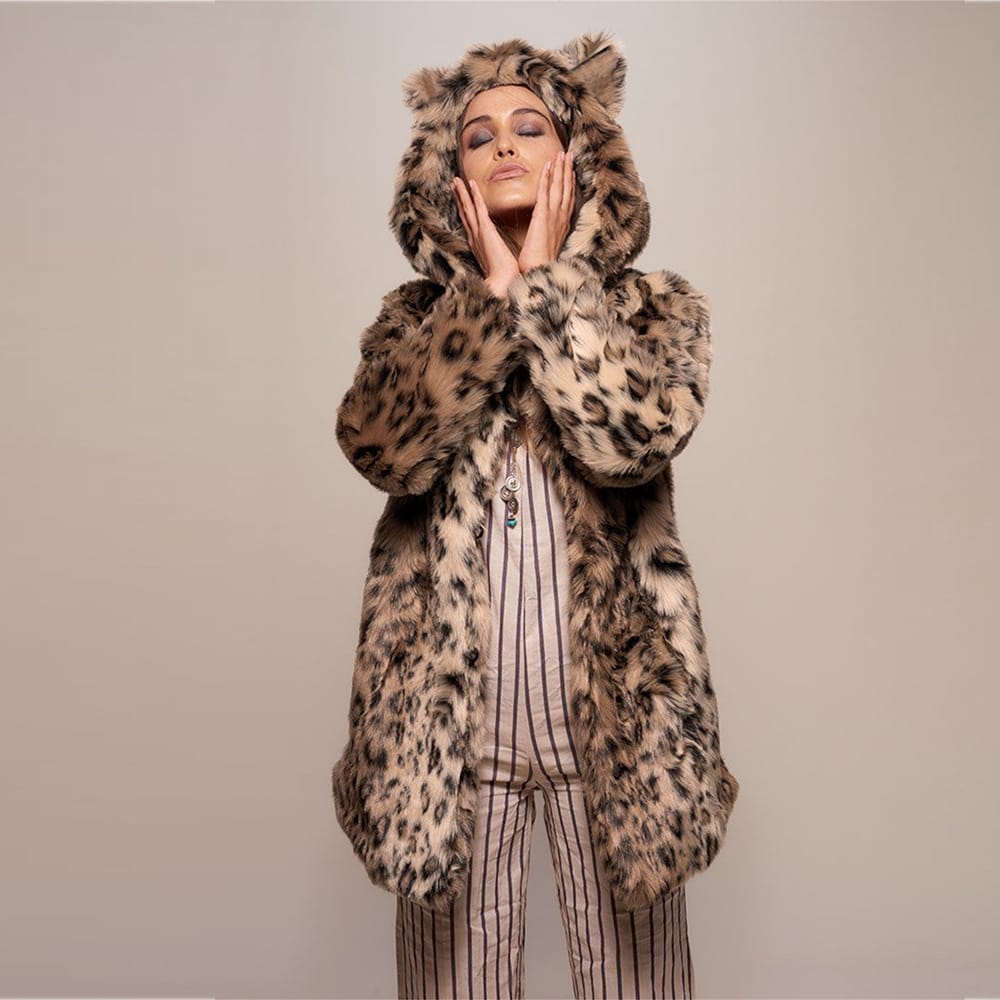 Levoire | huppupuku en fausse fourrure LEOPARD