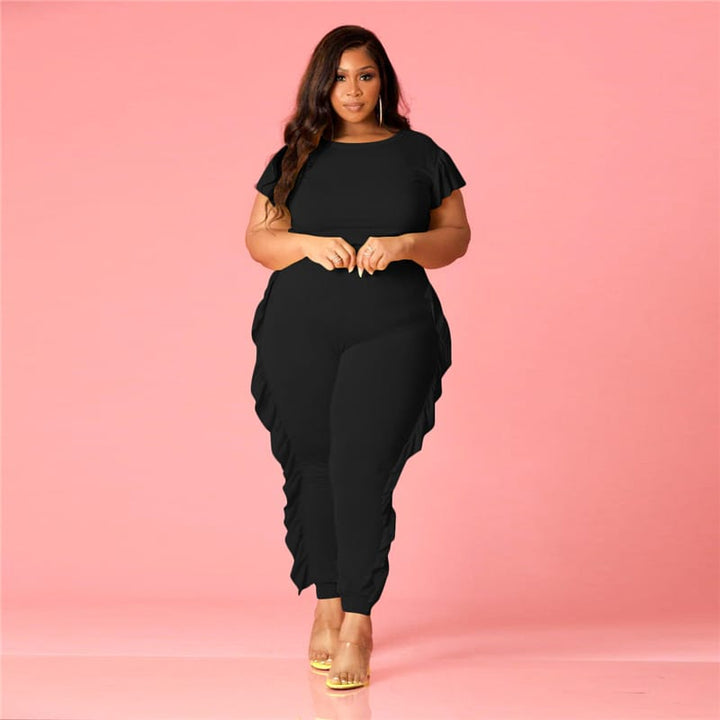 Levoire | Deux Pièces Pantalon Et Chemise À Manches Courtes Avec Franges