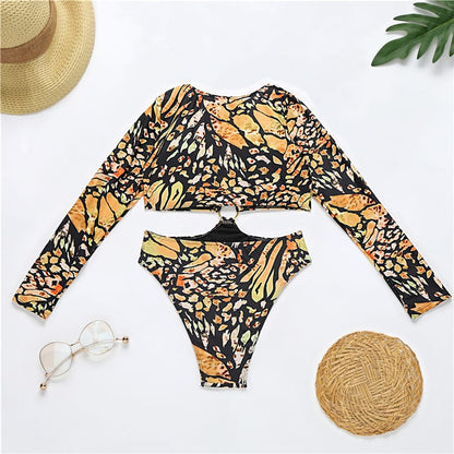 Levoire | Maillot de bain Monopin sexy imprimé léopard