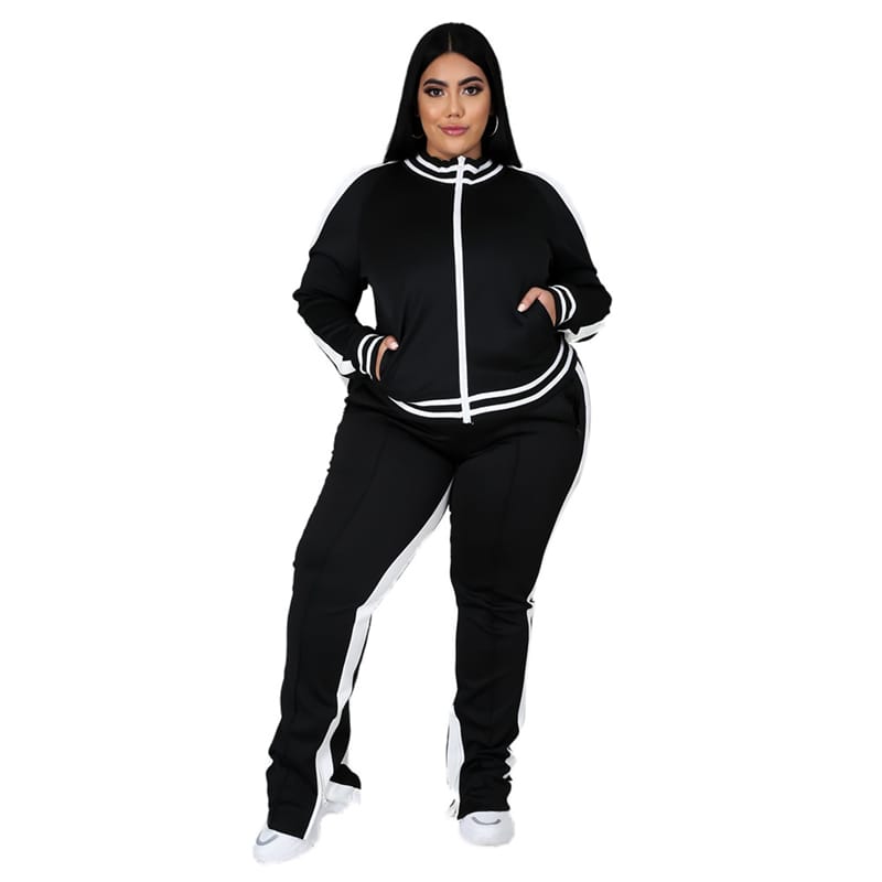 Levoire | veste de course avec zip, poches et pantalon de course