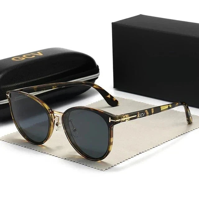 Levoire | Lunettes De Soleil Cat Eye Élégantes Pour Unisexe Hawksbill Noir