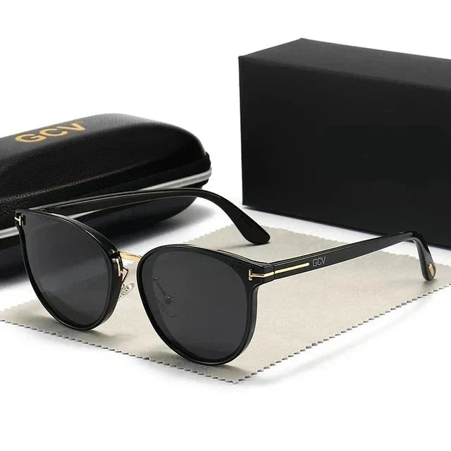 Levoire | Lunettes De Soleil Cat Eye Élégantes Pour Unisexe Noir