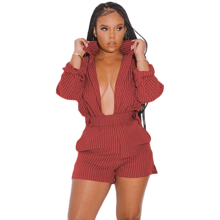 Levoire | ouvert et shorts ROUGE