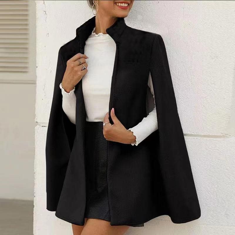 Levoire | fleece col haut manches ouvertes design NOIR