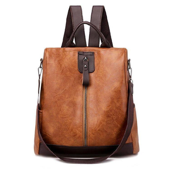 Levoire | Sac en cuir spacieux et polyvalent avec une grande capacité Braun