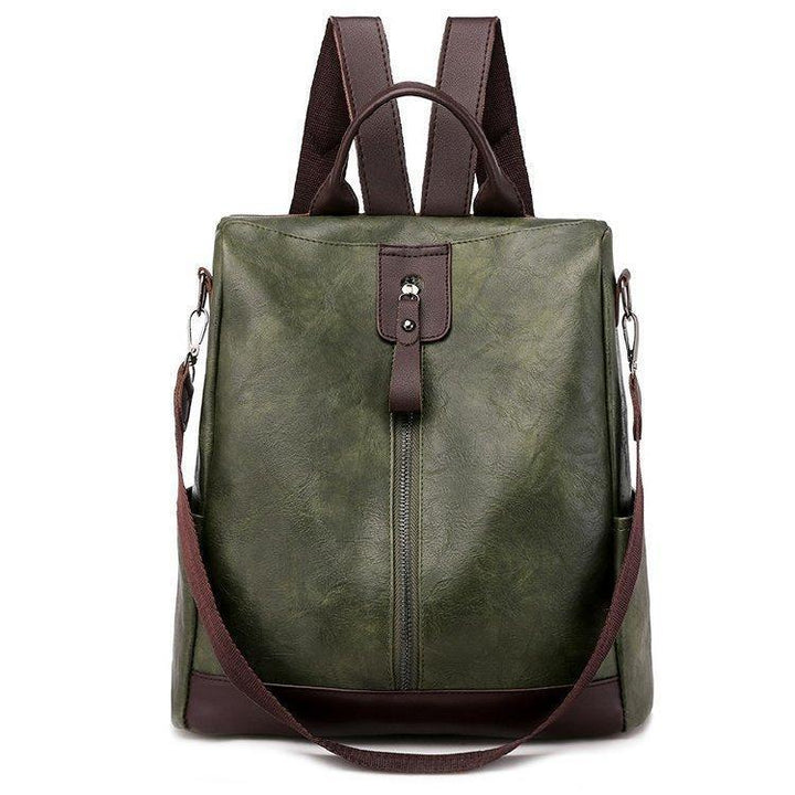 Levoire | Sac en cuir spacieux et polyvalent avec une grande capacité Vert