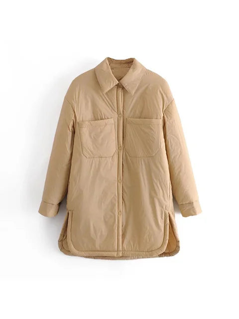 Levoire | Veste Grande Taille Légère Avec Grandes Poches Chameau