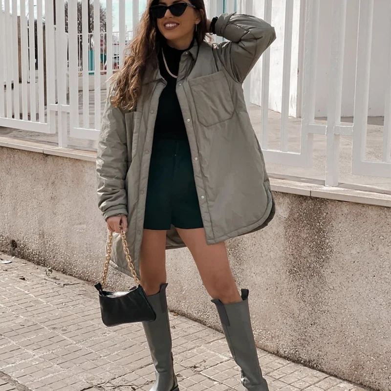 Levoire | Veste Grande Taille Légère Avec Grandes Poches Vert