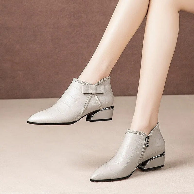 Levoire | Bottes avec fermeture éclair sur le côté Beige