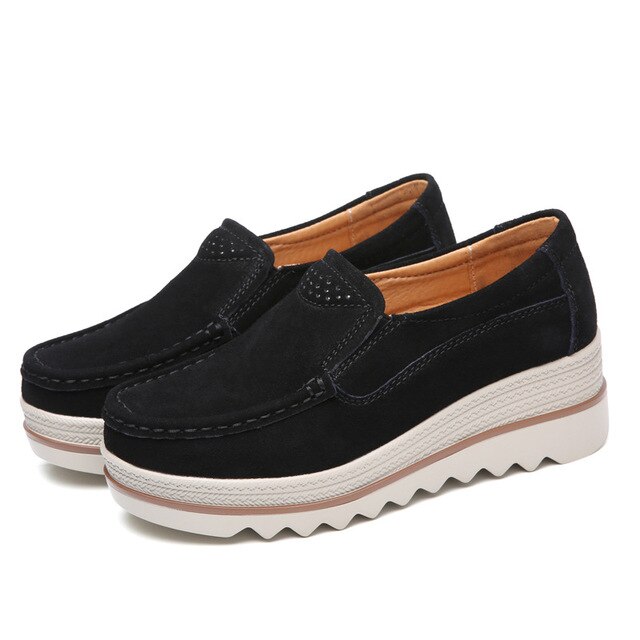 Levoire | Modernes Chaussures De Loisirs Pour Femmes Avec Semelle Douce Noir