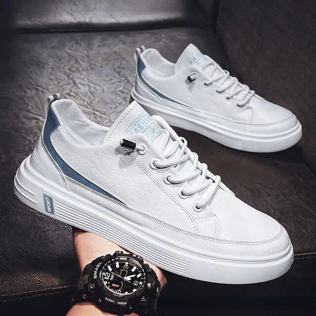 Levoire | Baskets Pour Hommes Stylées Et Confortables Blanc