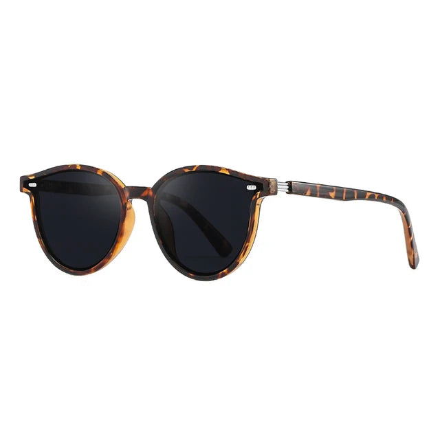 Levoire | Lunettes De Soleil Tendance Avec Monture Transparente Pour Femmes Gris léopard