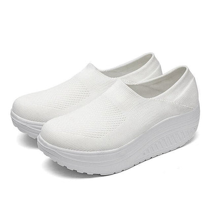 Levoire | Flip Flop Sneakers Pour Femmes Avec Semelle Orthopédique Blanc