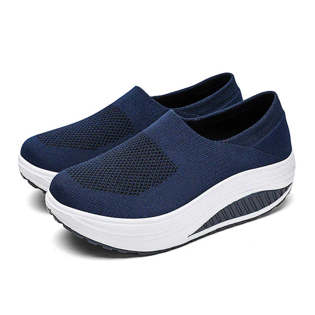 Levoire | Flip Flop Sneakers Pour Femmes Avec Semelle Orthopédique Bleu