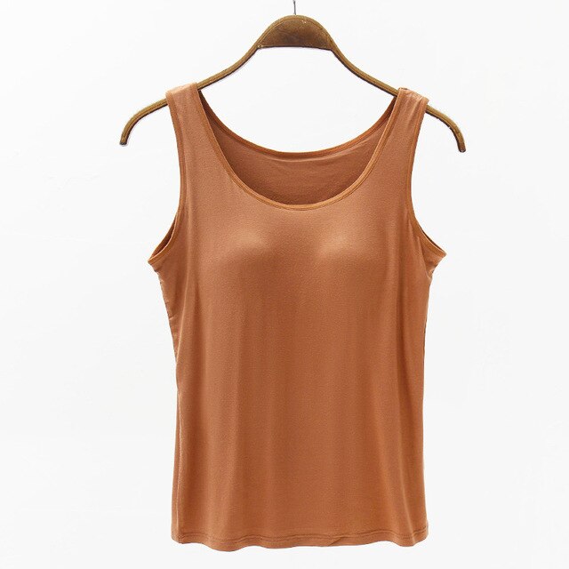 Levoire | Chemise Pour Femmes Avec Soutien-Gorge Caramel