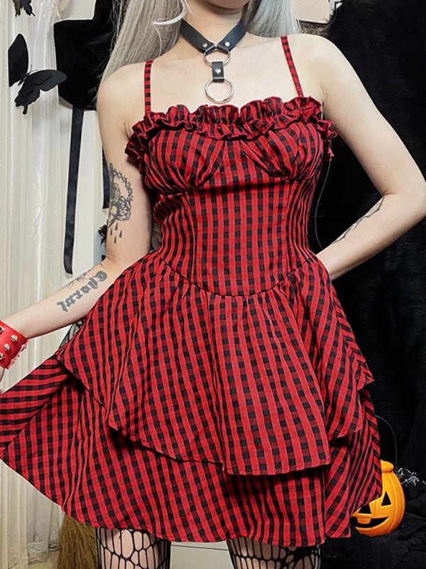 Levoire | Automne Nouvelle Corselette A Détails Ronds Robe Rot