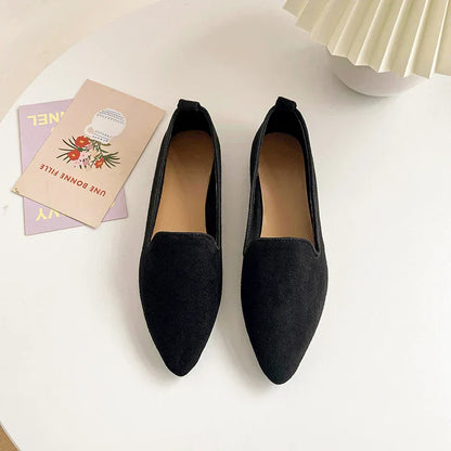 Levoire | Stylish Flat Shoes With Pointed Toes And Non-Slip Soles Noir