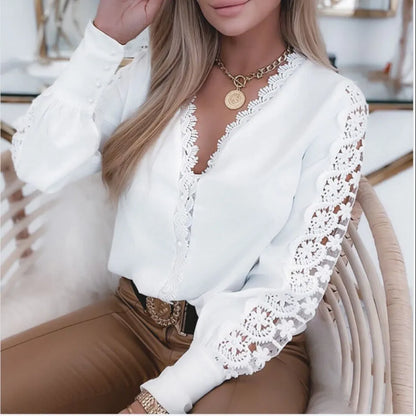 Levoire | Blouse blanche élégante pour femmes Blanc