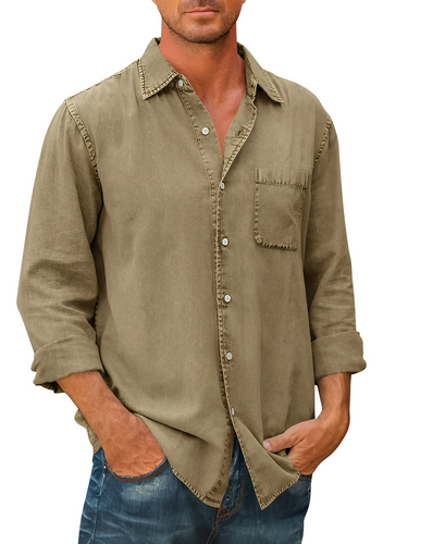 Levoire | Chemise En Denim À Manches Longues Élégante