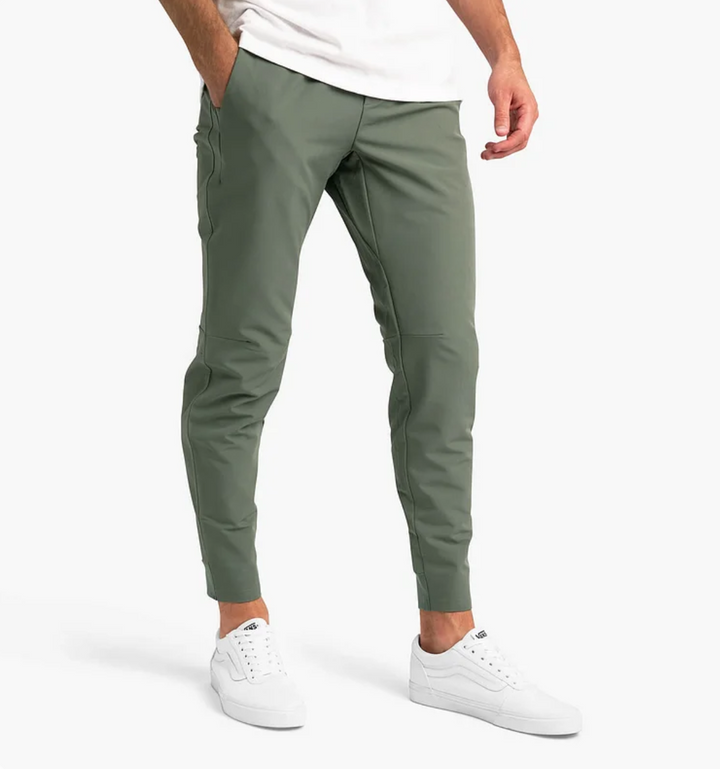Levoire | Modern Fit Stylistique Costume Jean Pour Hommes Sauge