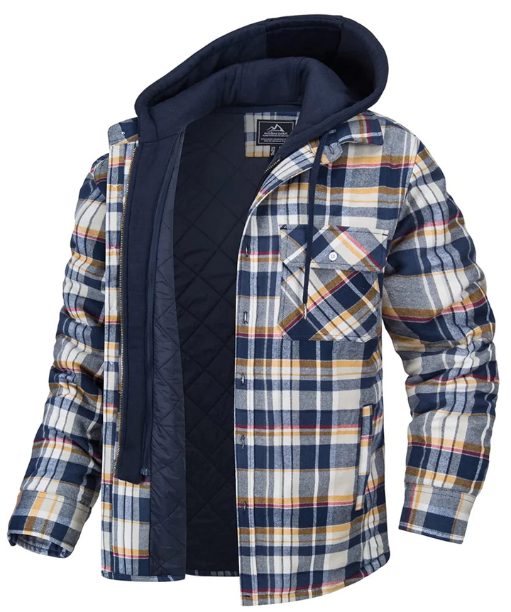 Levoire | Sweat À Capuche À Motifs Pour Hommes Kaki